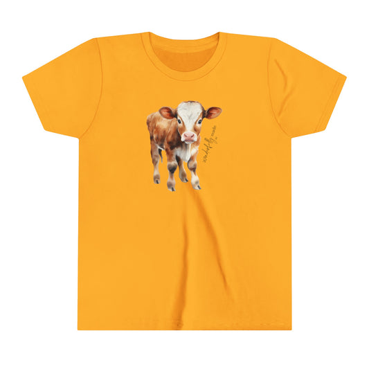 Youth Crew Neck Baby Cow