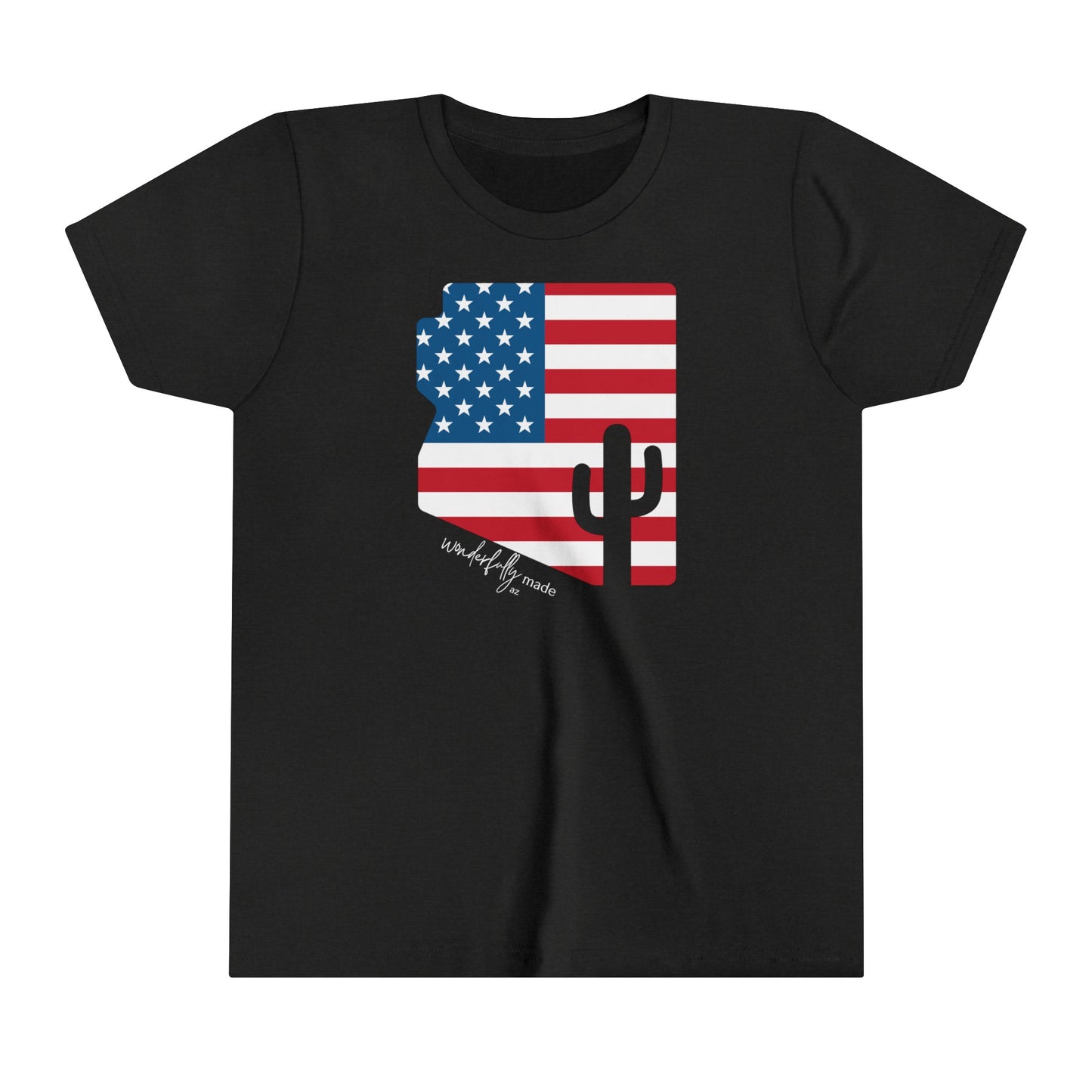 Youth Crew Neck AZ US Flag