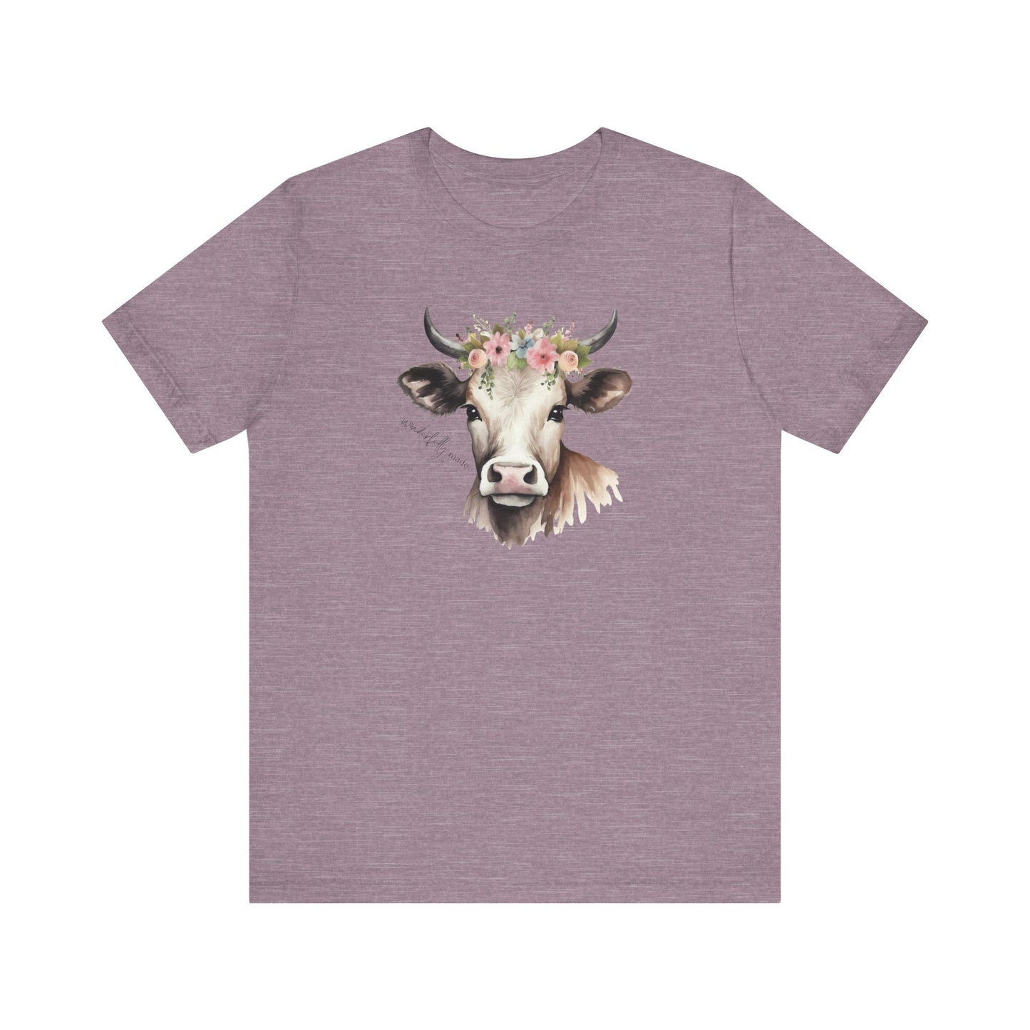 Crew Neck Beautiful Cow