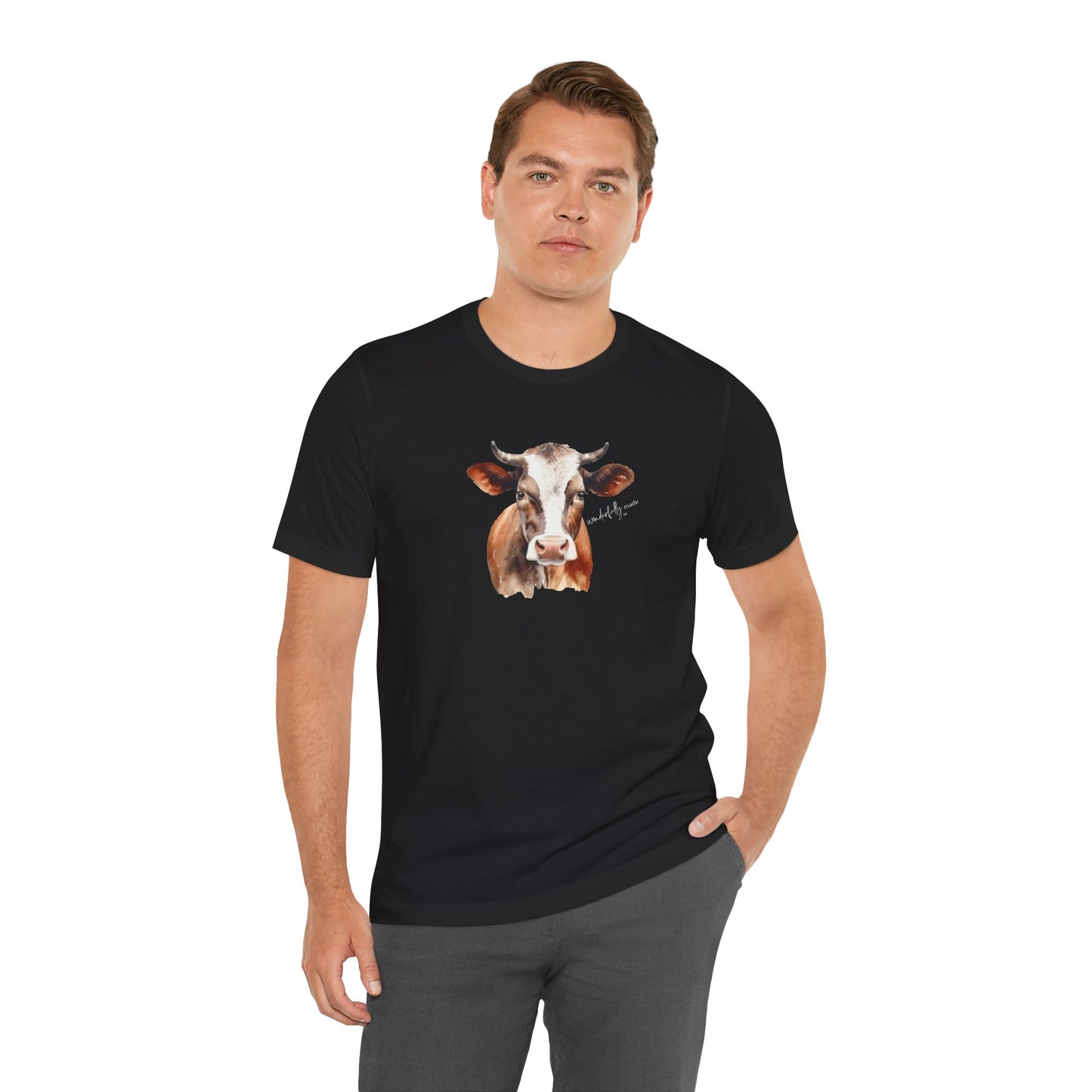 Handsome Cow Short Sleeve Tee