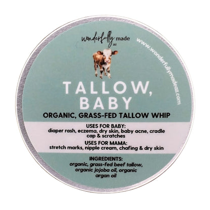 Tallow, Baby Whip label picture. 